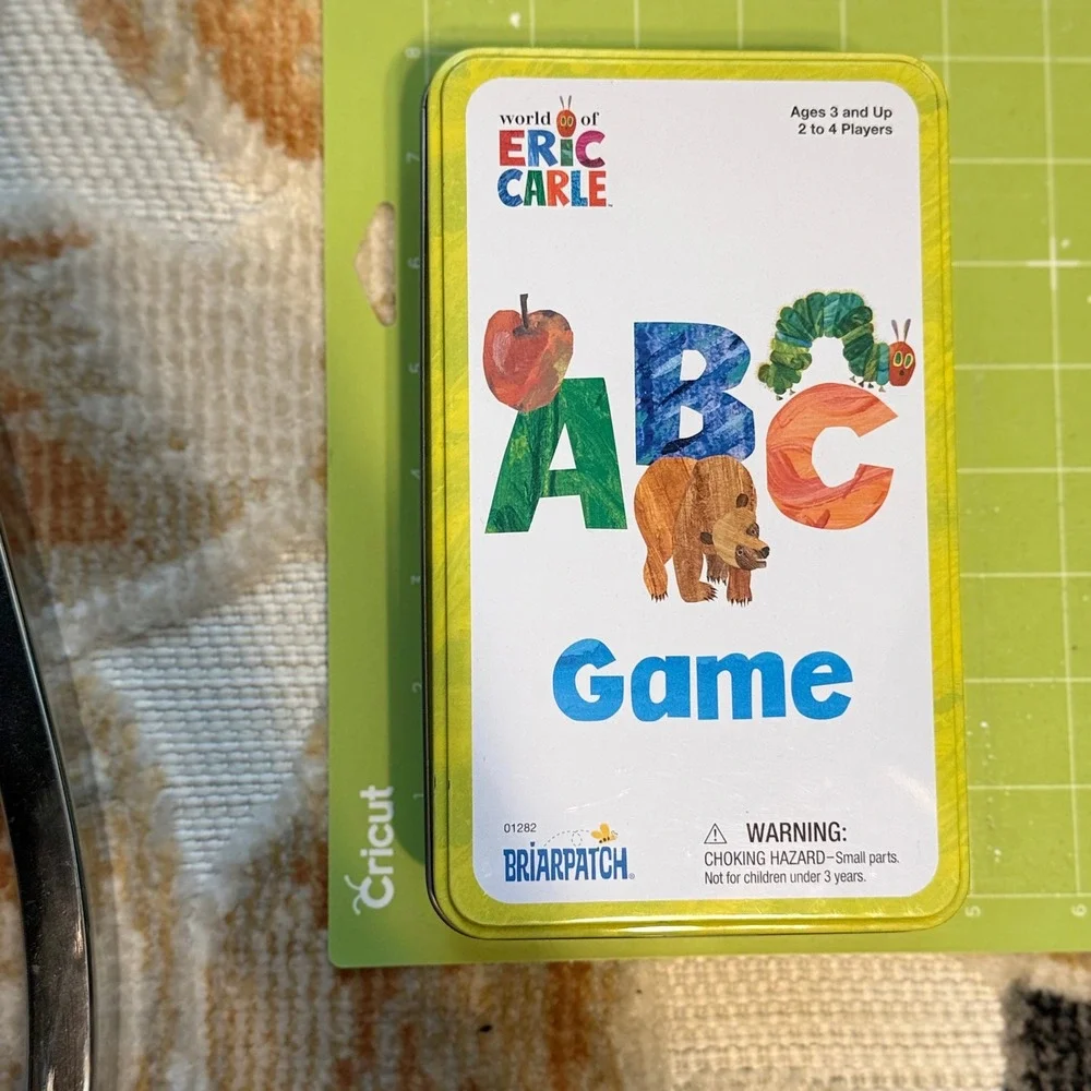 The World of Eric Carle ABC Game Tin Briarpatch Educational Learning for Kids 3+